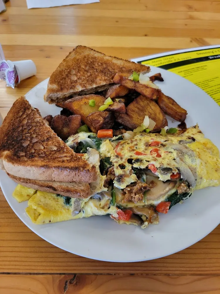 South Philly Omelette with Home Fries